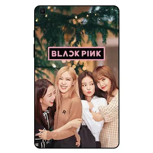 کاور مگافون طرح بلک پینک مدل 8253 مناسب برای تبلت سامسونگ Galaxy Tab A 8.0 2019 / T290 / T295 