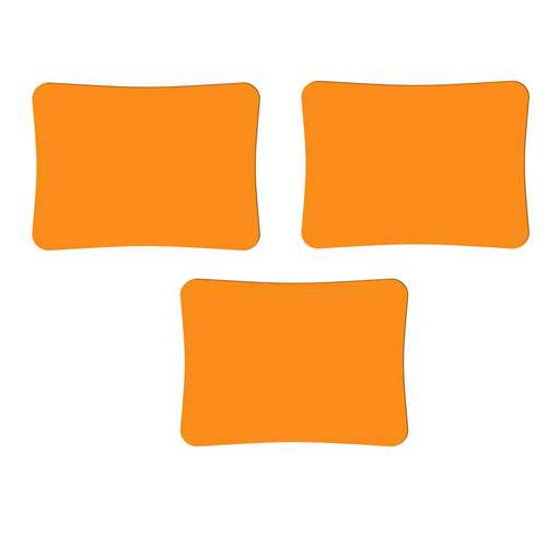 تخته چوب مدل کاردستی طرح یک رو کد O3040 بسته 3 عددی