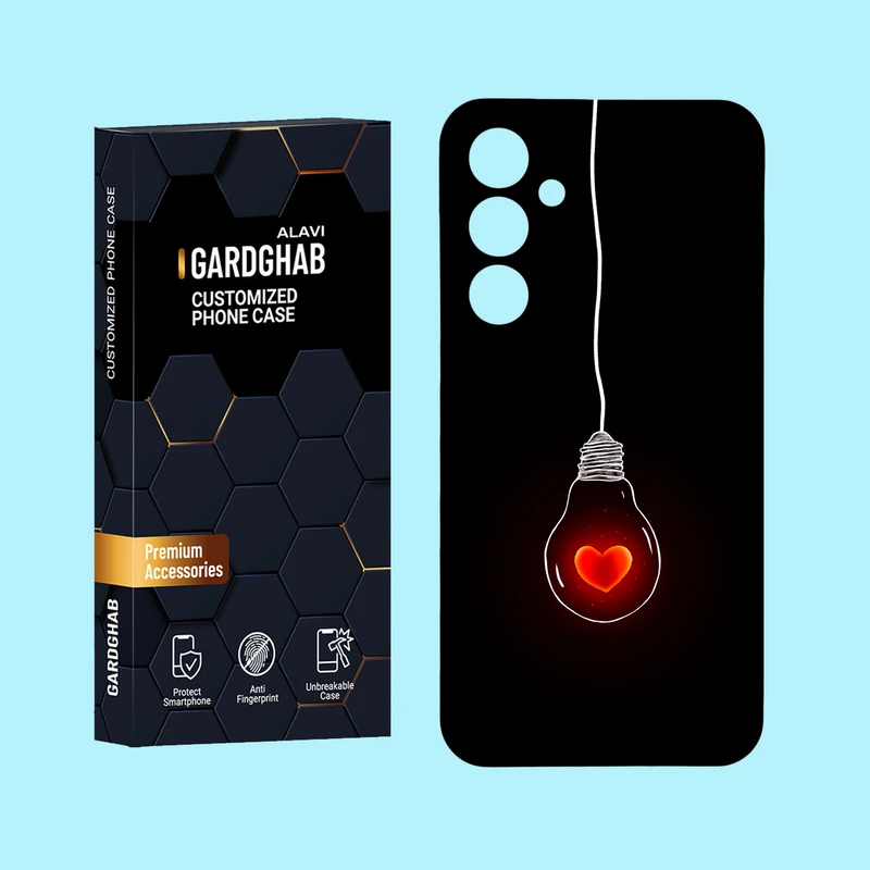 کاور گارد قاب علوی مدل عاشقانه مناسب برای گوشی موبایل سامسونگ Galaxy A55