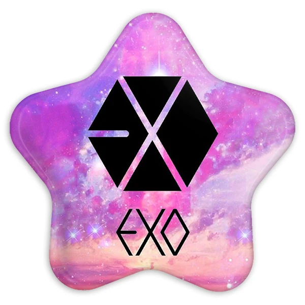 پیکسل خندالو طرح گروه EXO مدل ستاره ای کد 2529