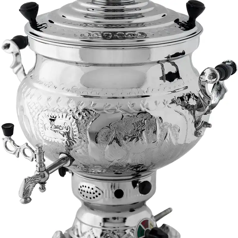 سماور گازی شبنم مدل S80 گنجایش 8 لیتری