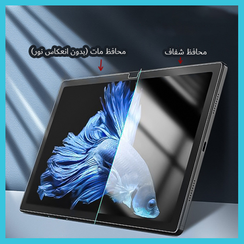 محافظ صفحه نمایش مات راک اسپیس مدل HyMTT مناسب برای تبلت سامسونگ Galaxy Tab S7 Plus به همراه محافظ پشت تبلت