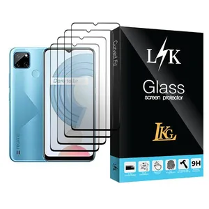 LKG LK Glass MIX004 Screen Protector For Realme C21Y Pack Of 4