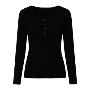 بلوز آستین بلند یقه گرد زنانه مدل نگار کد ۶۷