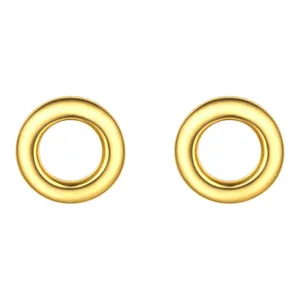 گوشواره نقره میخی زنانه شیک سیلور مدل دایره مینیمال