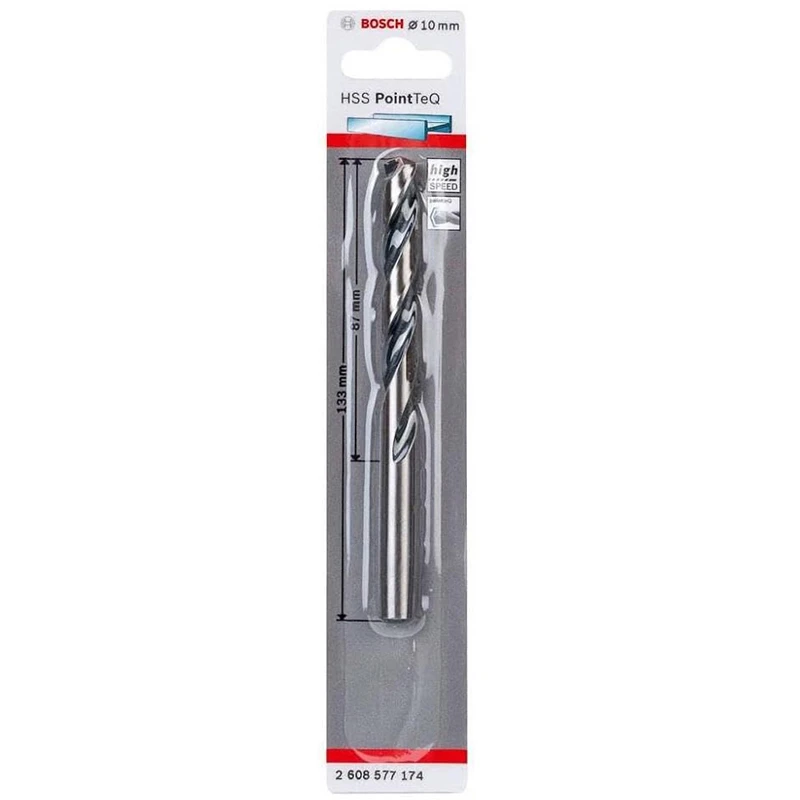 مته فلز بوش مدل حرفه ای Metal - Point TEQ کد 2608577174 سایز 10 میلی متر