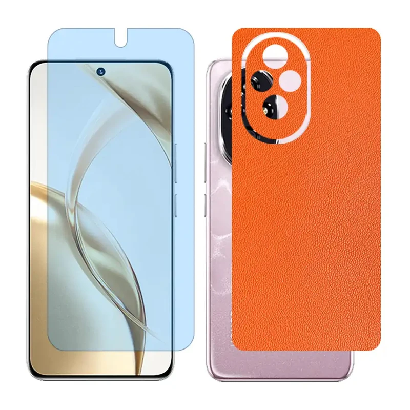 محافظ صفحه نمایش مات آنتی بلو گلس مدل Together مناسب برای گوشی موبایل آنر 200 / Honor 200 به همراه برچسب پوششی پشت گوشی