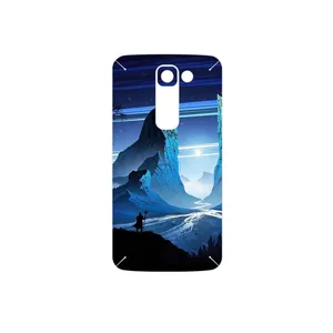 MAHOOT Blue Mountains Digital Art Cover Sticker for LG G2 mini