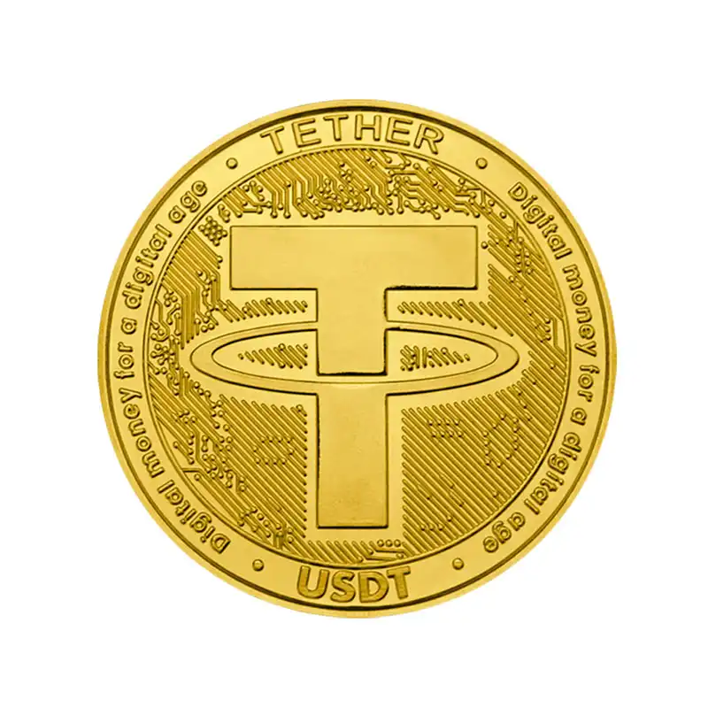 دکوری طرح سکه تتر مدل Thether