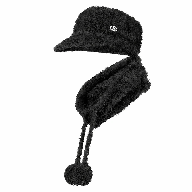 ست کلاه و شال گردن بافتنی مدل موهر سام 510