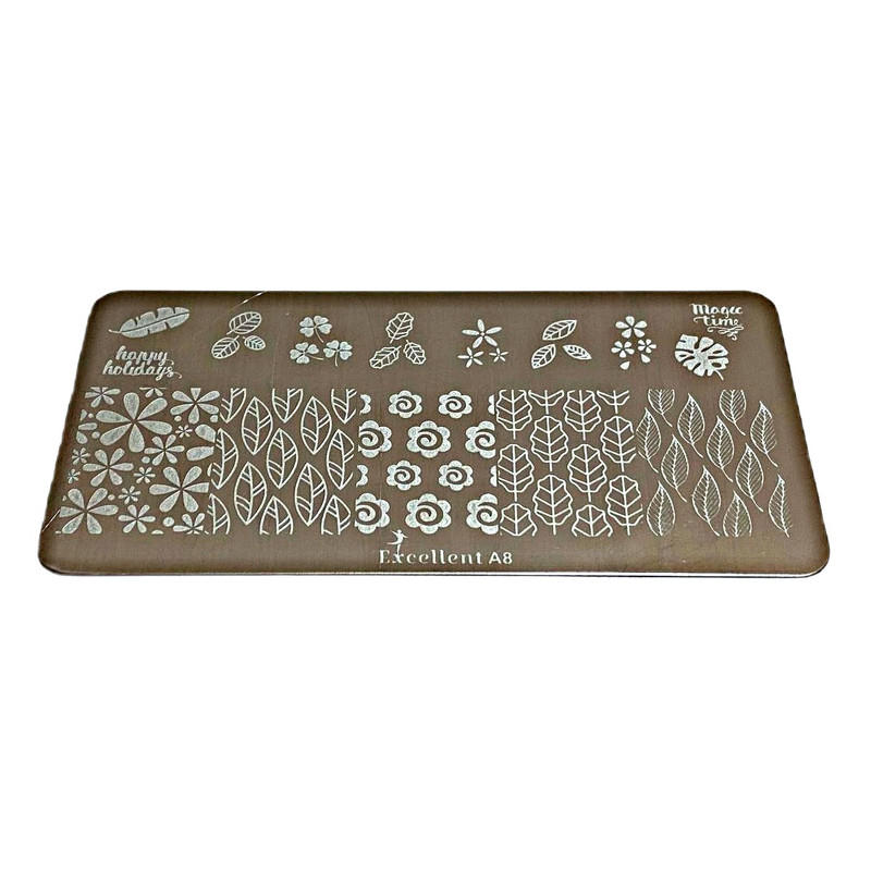 شابلون طراحی ناخن اکسلنت مدل A8
