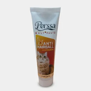 خمیر مالت گربه پرسا مدل vitamin plas & antihairball وزن 100 گرم