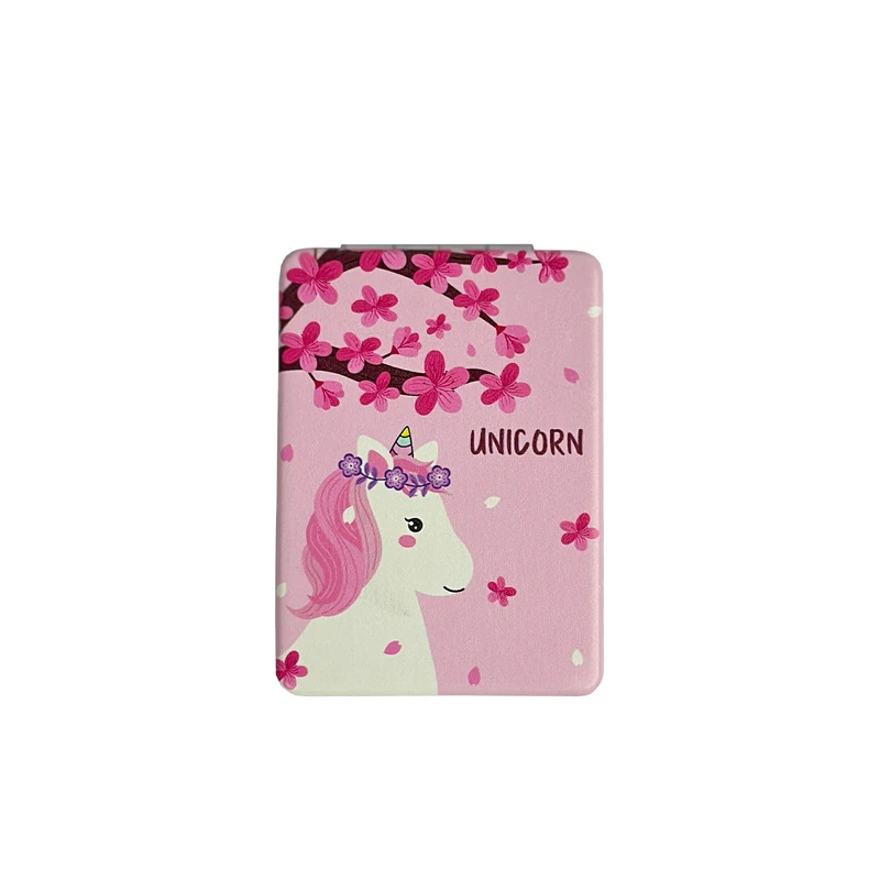 آینه آرایشی تاشو جیبی مدل Unicorn