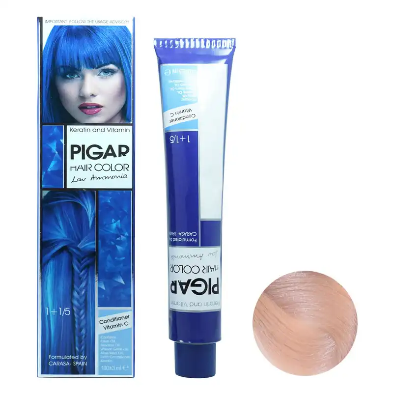 رنگ مو پیگار شماره 9.9 حجم 100 میلی لیتر رنگ بلوند مرواریدی خیلی روشن