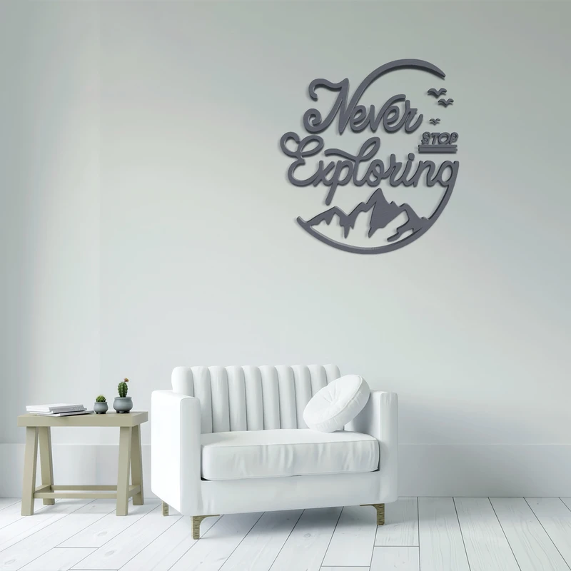 دیوارکوب آرتافرین مدل Never stop exploring