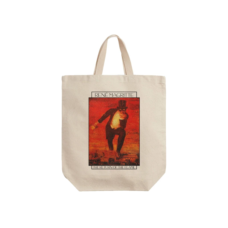 ساک خرید ترمه طراحان ایده مدل بازگشت شعله از ماگریت کد art0442 - S