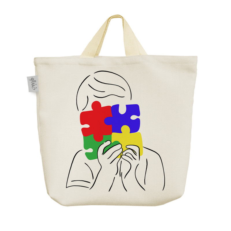 ساک خرید خندالو مدل اتیسم Autism کد 2602