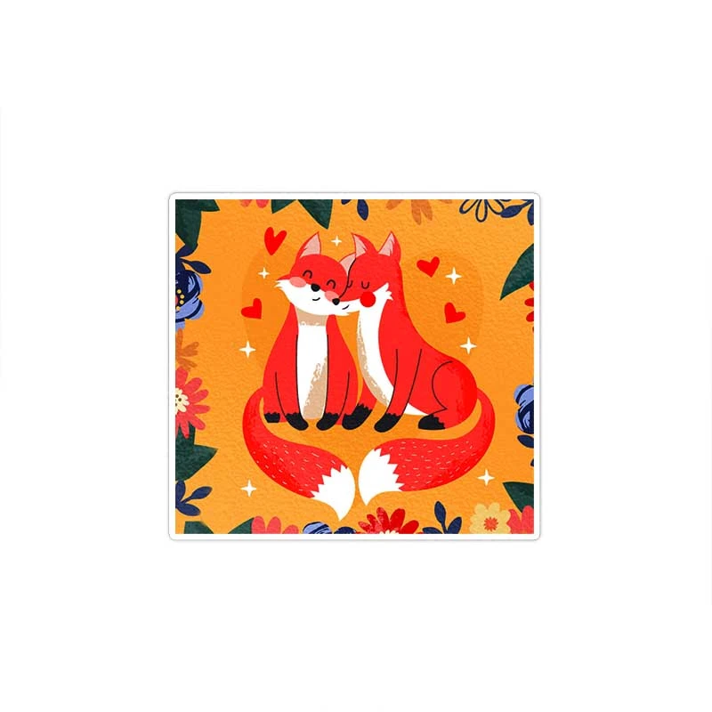 استیکر تزئینی موبایل و تبلت ماسا دیزاین مدل stkv058 طرح روباه