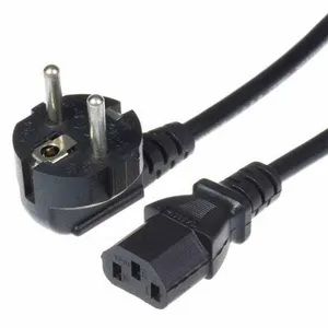 کابل برق سه پین منبع تغذیه کامپیوتر مدل LOTUS طول 1.5 متر