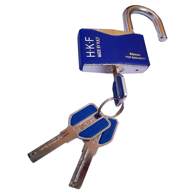 قفل آویز اچ کی اف مدل arya - 005 سایز 60 میلی متر