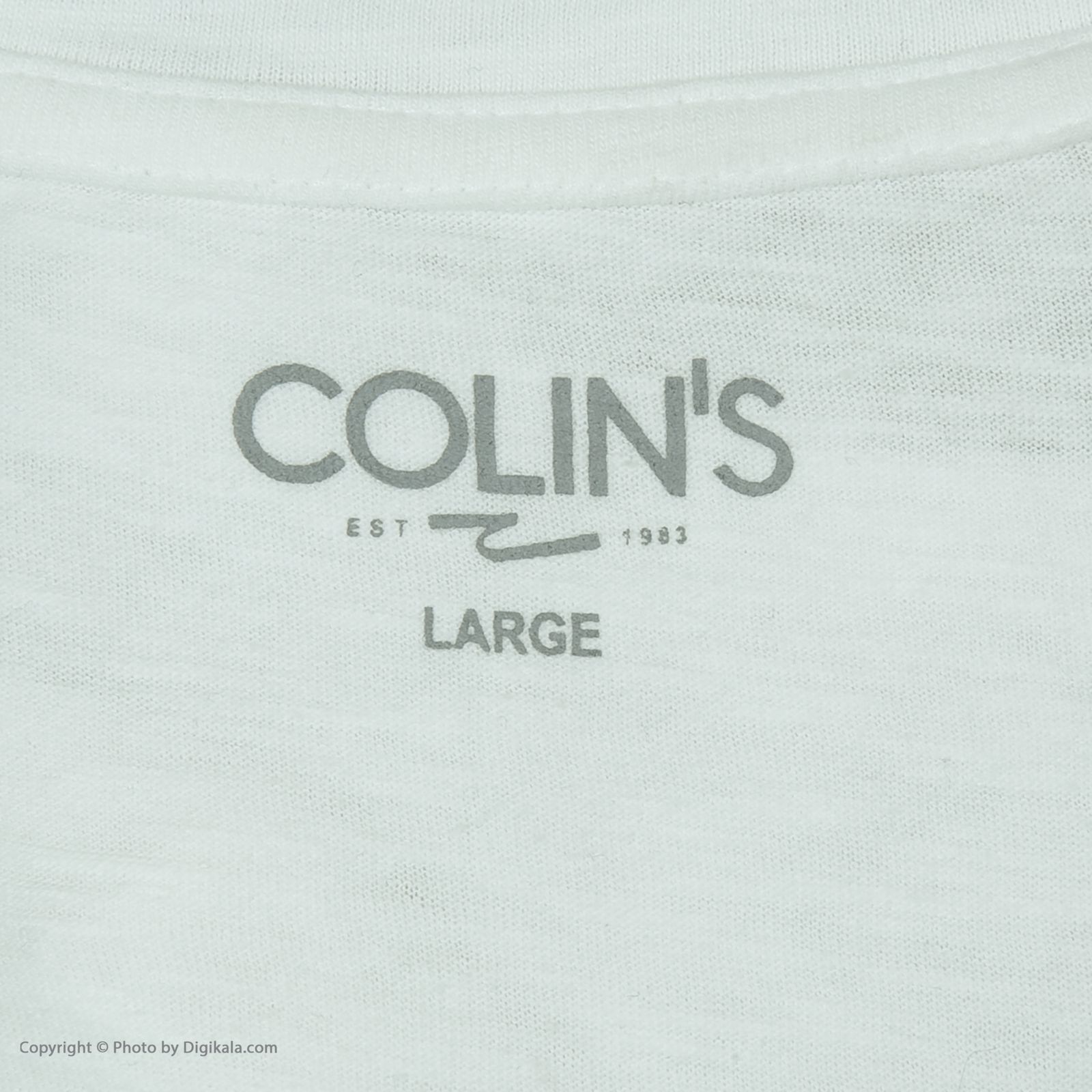 تیشرت مردانه کالینز مدل CL1031185-WHITE -  - 6