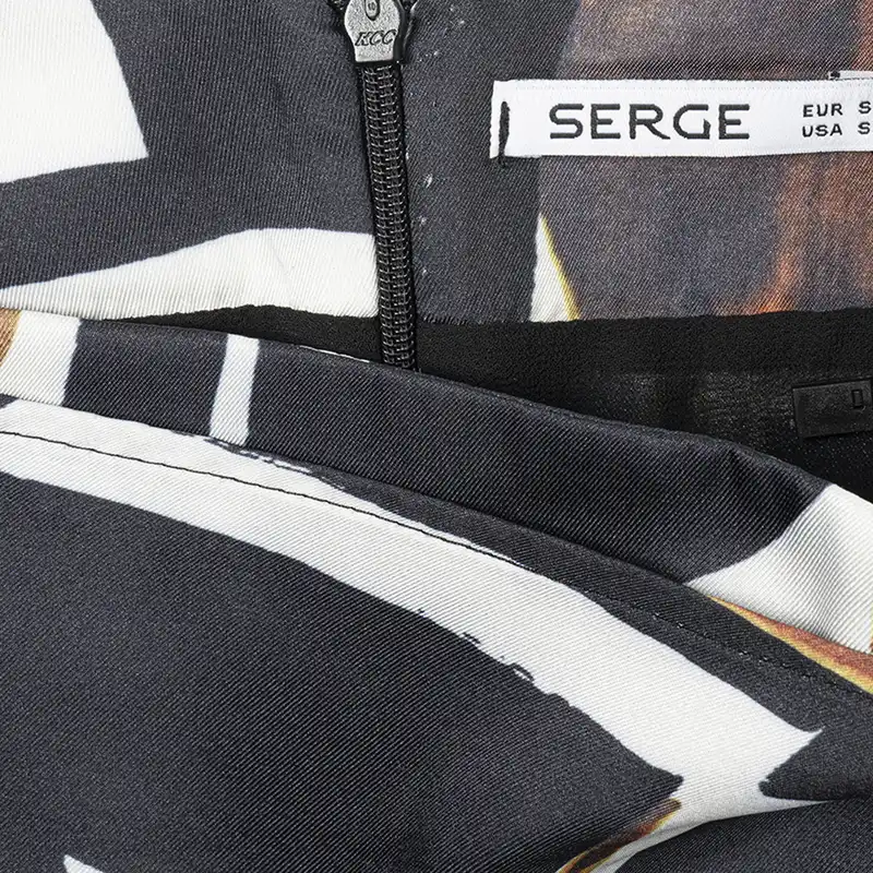 دامن فون زنانه سرژه مدل 210228  رنگ مشکی