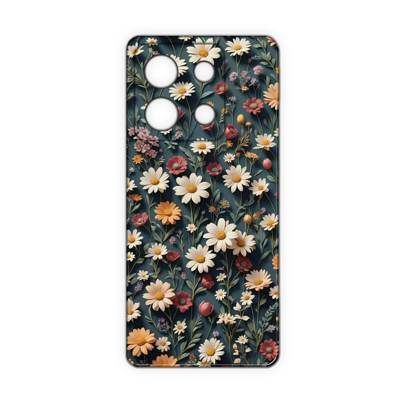 کاور مدل گل کد 306 مناسب برای گوشی موبایل شیائومی Redmi Note 13 Pro 4G / Poco M6 Pro 4G