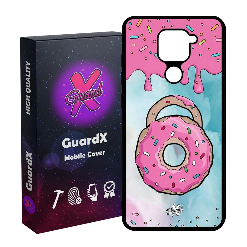 کاور گارد ایکس طرح Donut مدل Glass10069 مناسب برای گوشی موبایل شیائومی Redmi Note 9