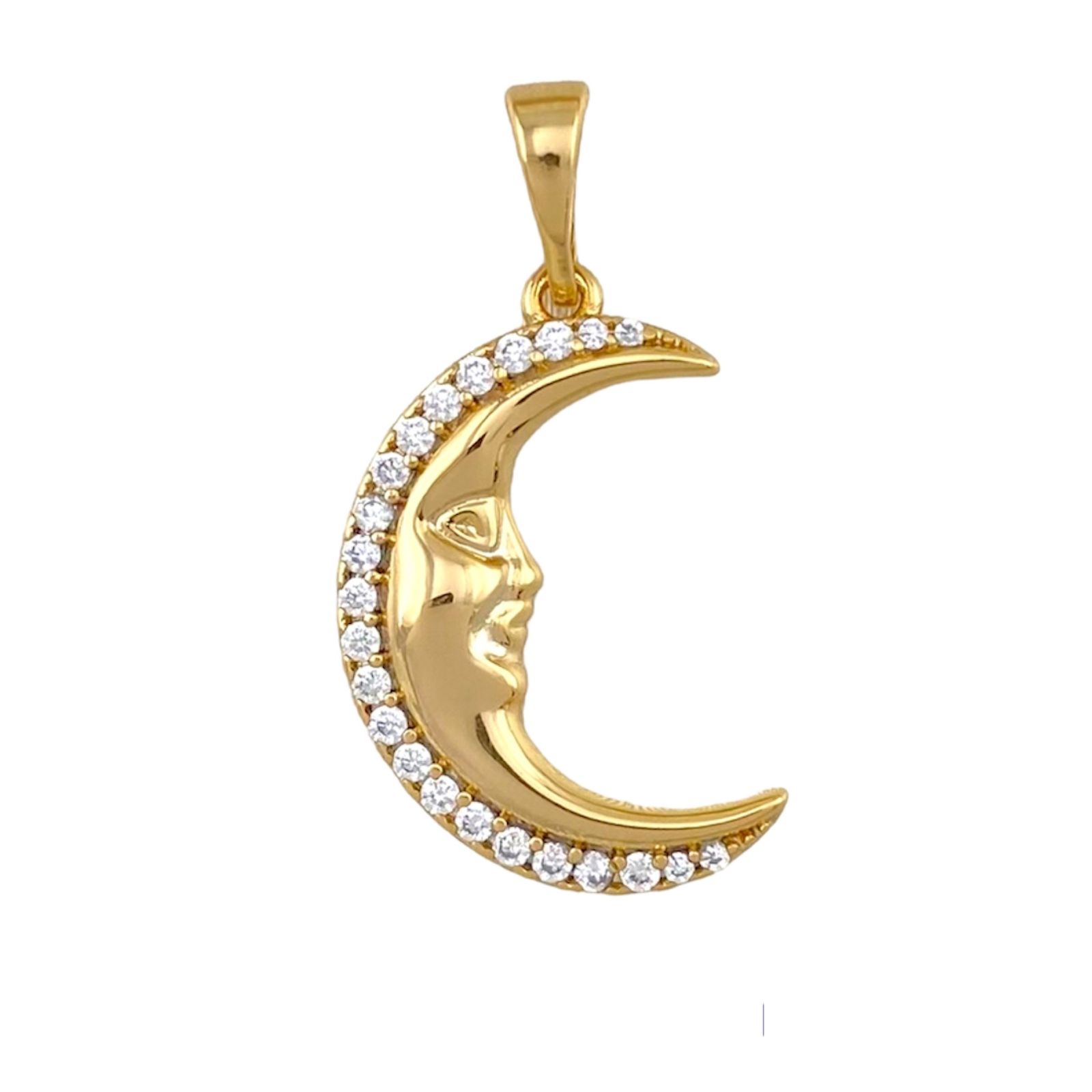 آویز گردنبند زنانه ژوپینگ مدل ماه کد N4343 -  - 1