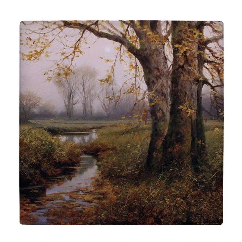 زیر لیوانی طرح نقاشی منظره پاییزی کد    3281419_754