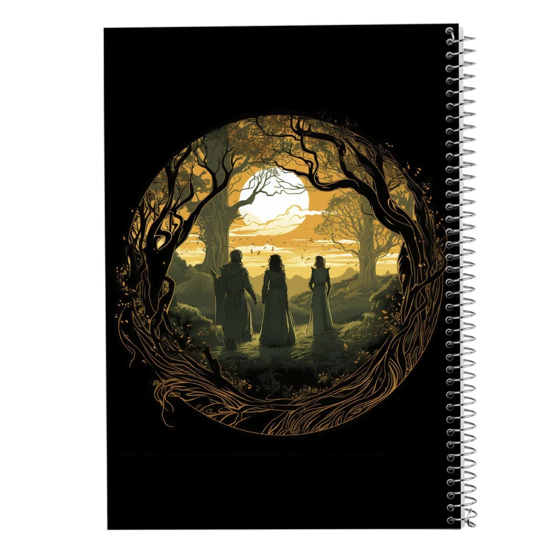 دفتر مشق 50 برگ مدوپد مدل  ارباب حلقه ها The Lord of the Rings کد DF3026
