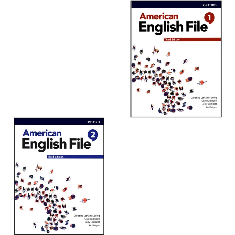 کتاب American English File  3rd Digest Sizeاثر جمعی از نویسندگان انتشارات Oxford دو جلدی