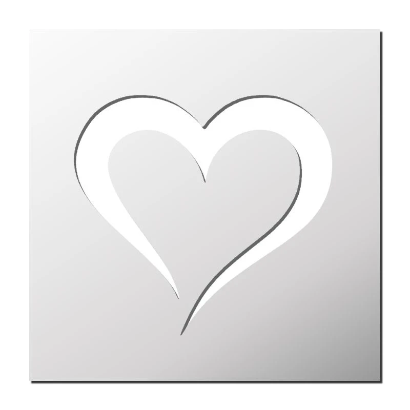شابلون دکو رستا مدل قلب کد S250