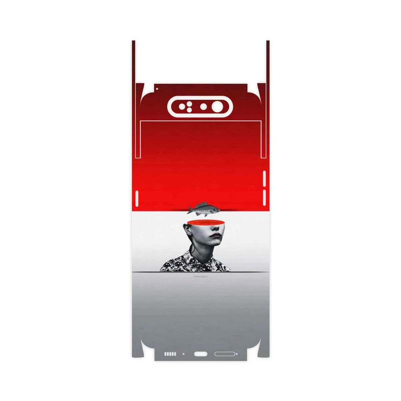 برچسب پوششی ماهوت مدل Collage of surreal Portrait of Women 1-FullSkin مناسب برای گوشی موبایل سامسونگ Galaxy A80