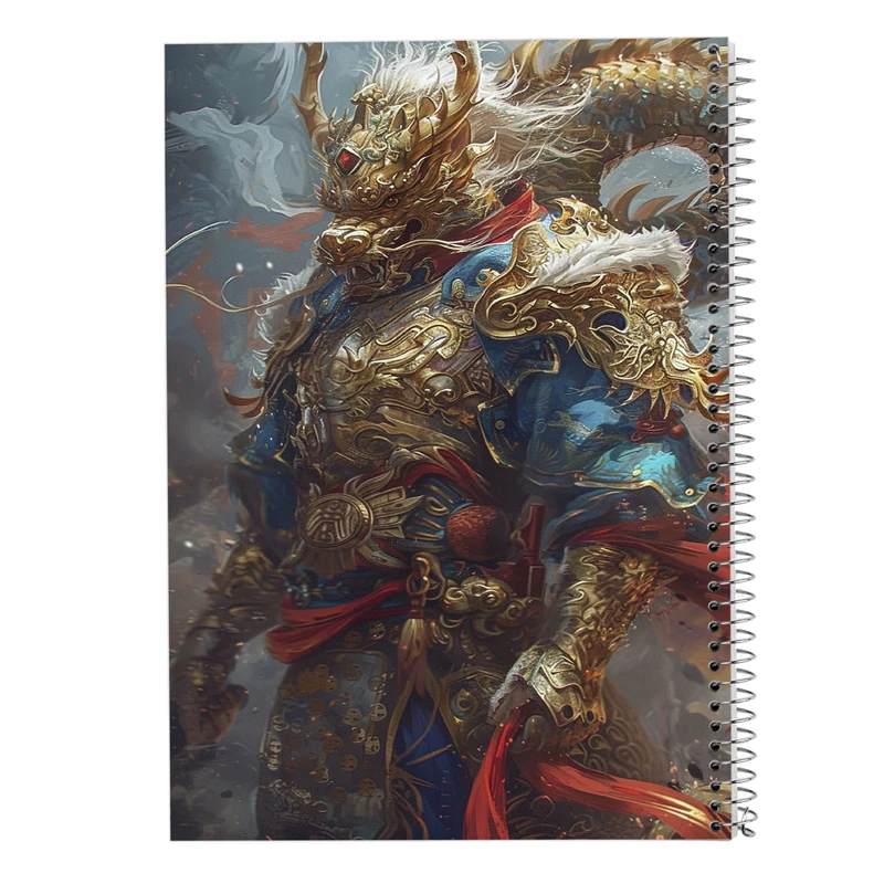 دفتر مشق 50 برگ مدوپد مدل حیوانات جنگجو کد DF14884