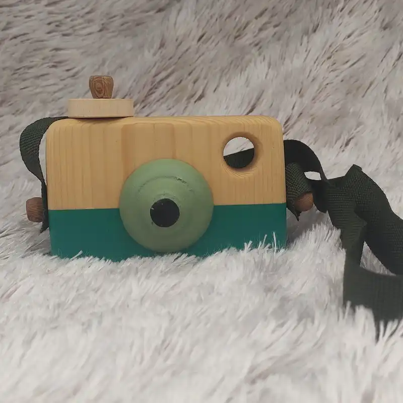 اسباب بازی چوبی مدل دوربین