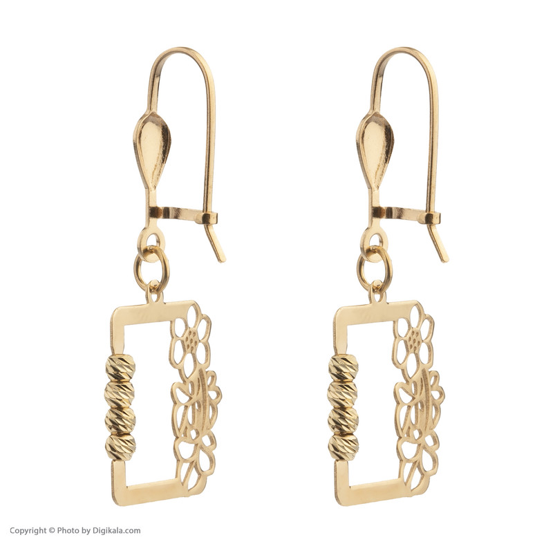 نیم ست طلا 18 عیار زنانه مایا ماهک مدل MS0630 طرح گل و پروانه