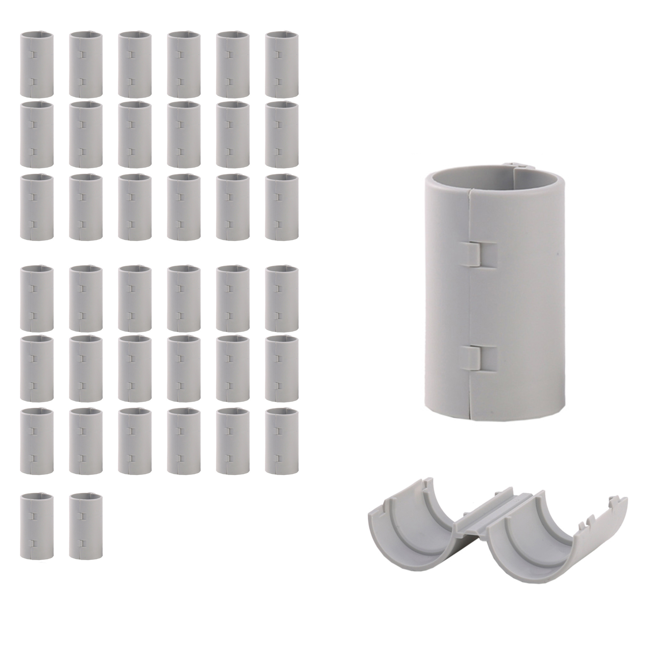 بست اتصال لوله خرطومی اینژه فیکساسیون مدل T040200 سایز 25 میلی متر بسته 40 عددی