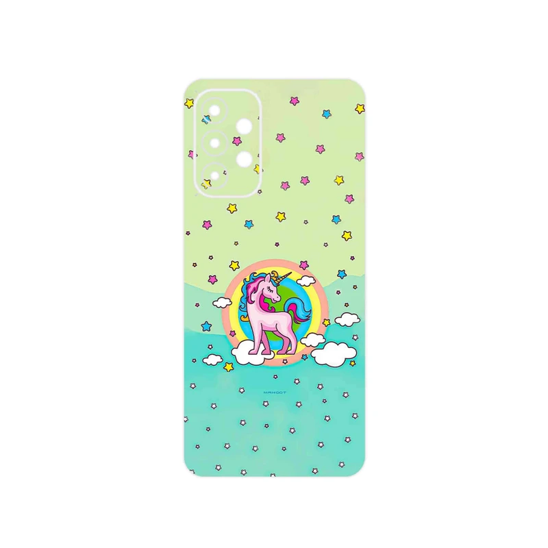 برچسب پوششی ماهوت مدل Rainbow unicorn adventure مناسب برای گوشی موبایل سامسونگ Galaxy A23