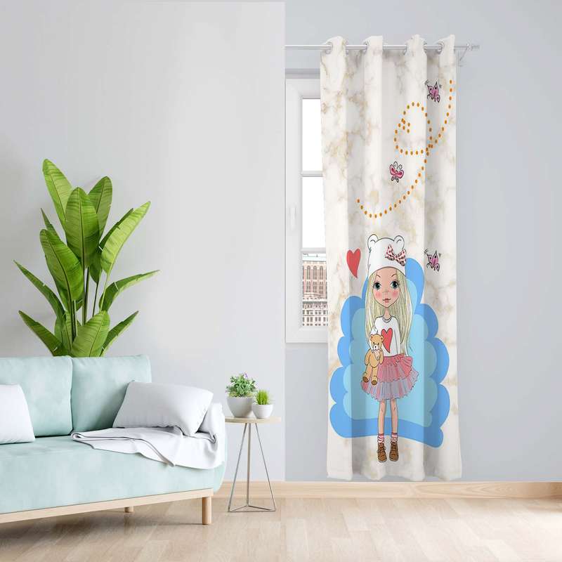 پرده طرح کودک مدل مخمل پانچی کد 5310R z سایز 140x200 سانتی متر پرده طرح کودک مدل مخمل پانچی کد 5310R z سایز 140x200 سانتی متر