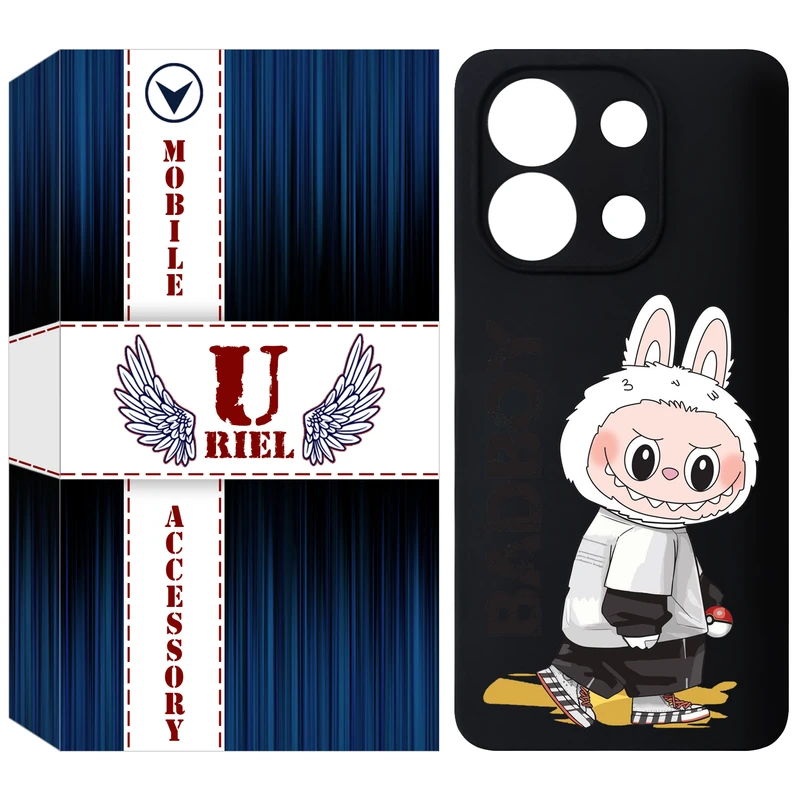 کاور یوریل مدل KSH کد 103 طرح عروسک لبوبو مناسب برای گوشی موبایل شیائومی Redmi Note 13 4G