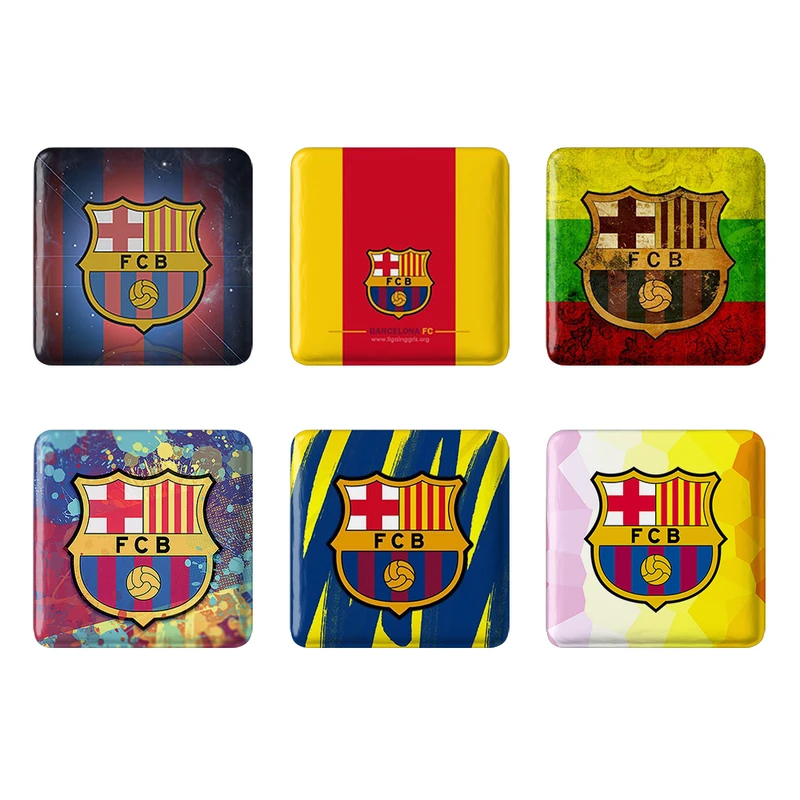 مگنت خندالو طرح باشگاه بارسلونا FC Barcelona کد 1688B مجموعه 6 عددی