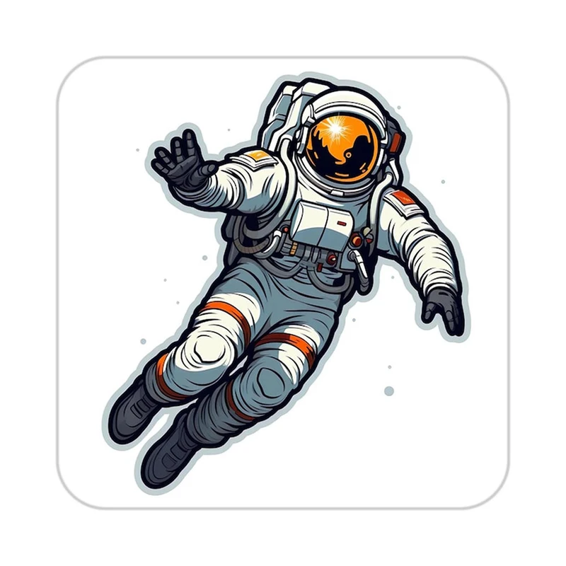 زیر لیوانی کاکتی طرح فضانورد مدل mp46030