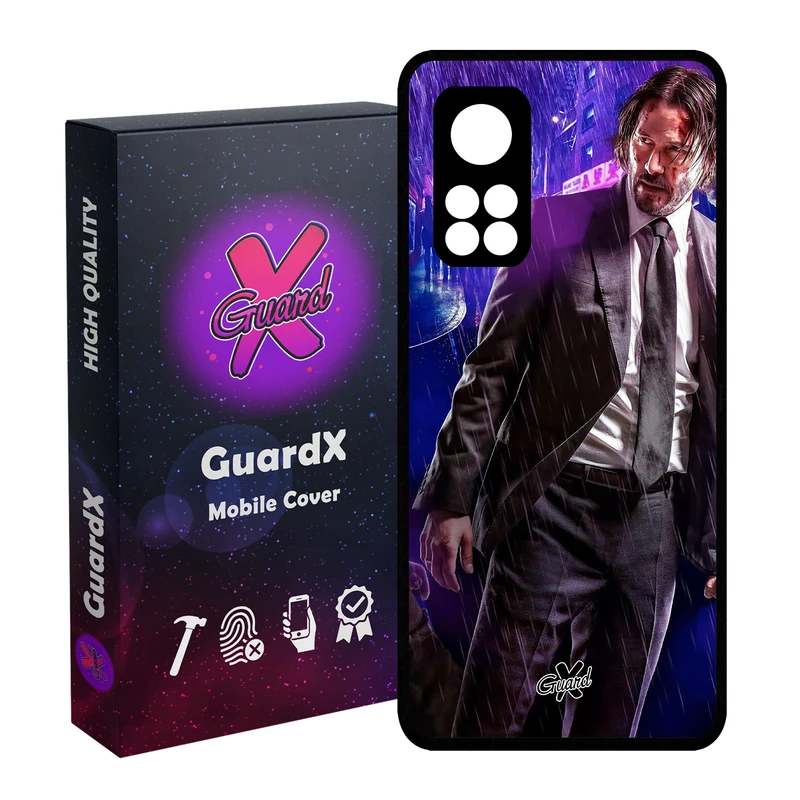 کاور گارد ایکس طرح John Wick مدل Glass10124 مناسب برای گوشی موبایل شیائومی Mi 10T / Mi 10T Pro