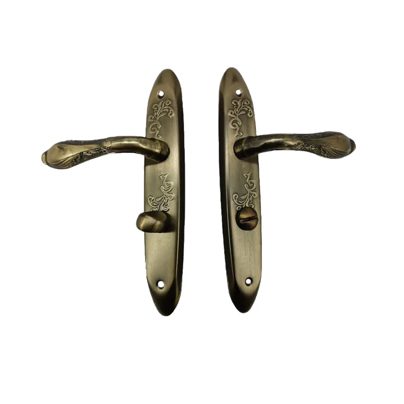 دستگیره در ترووان مدل پلاک سرویسی راست بازشو کد 1635 مجموعه 2 عددی