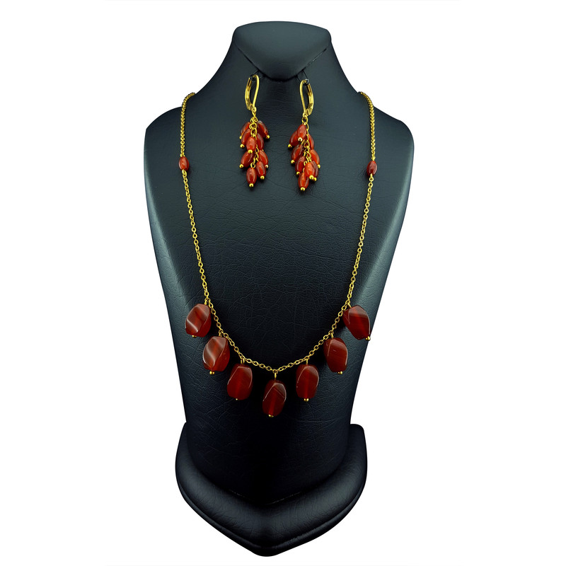 نیم ست زنانه مدل عقیق هلی 5