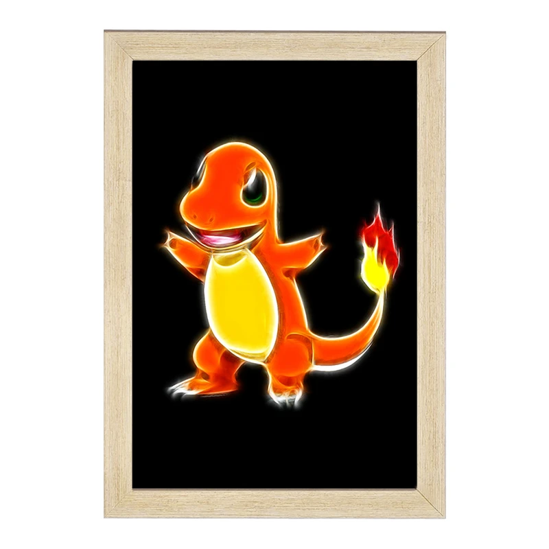 تابلو خندالو مدل هیتوکاگه انیمه پوکمون  کد 17398