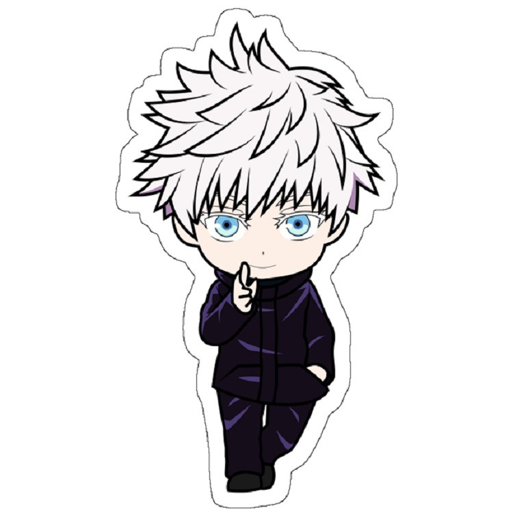استیکر مدل Jujutsu Kaisen Gojo Satoru No Mask Chibi