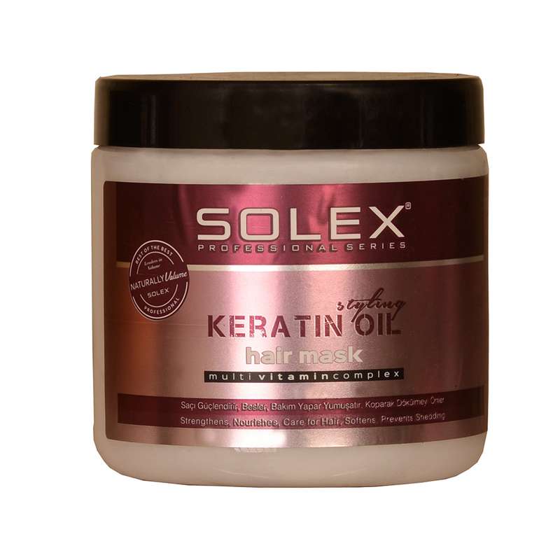 ماسک مو سولکس مدل Keratin Oil حجم 500 میلی لیتر
