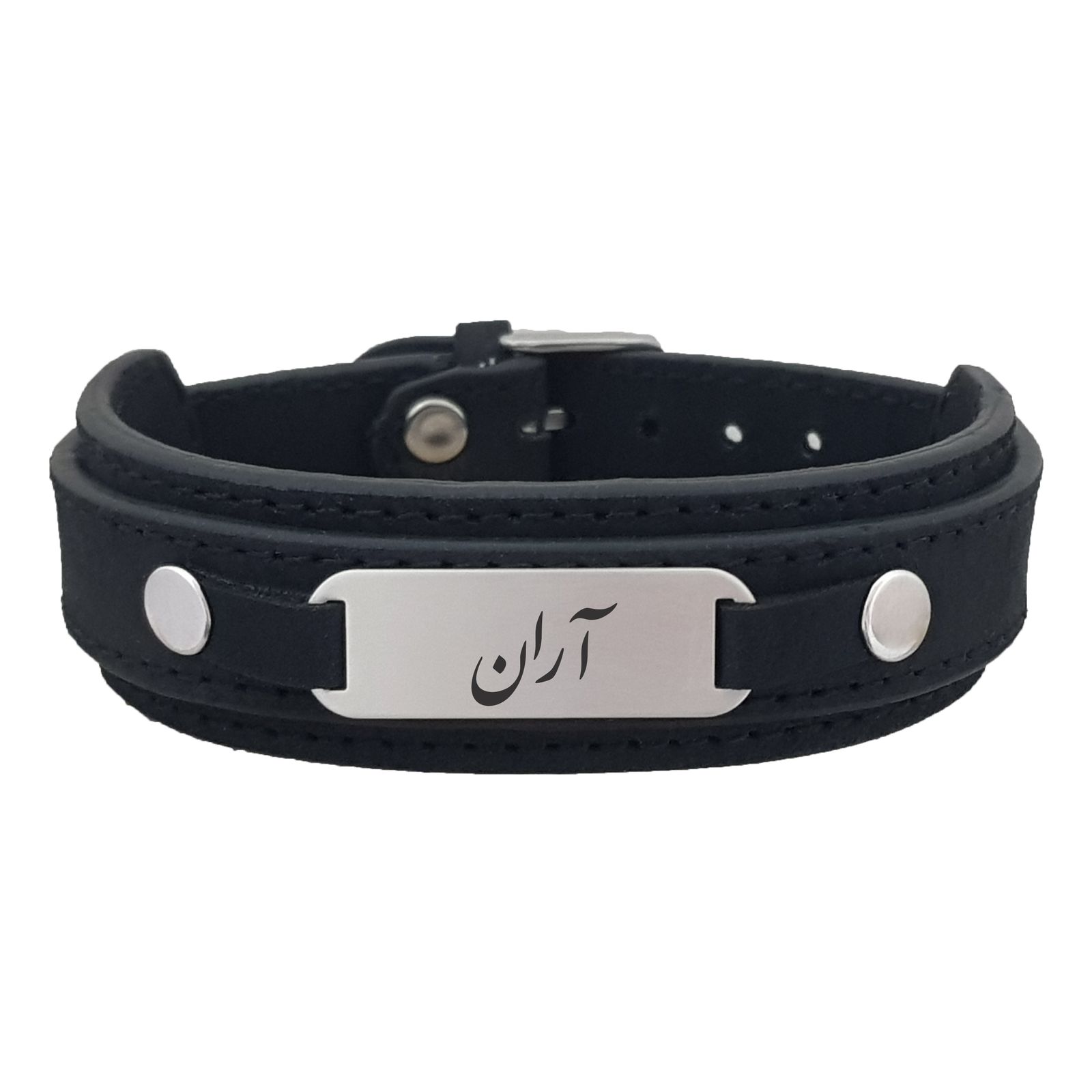 دستبند نقره مردانه ترمه ۱ مدل آران کد Dcsf0050 -  - 1